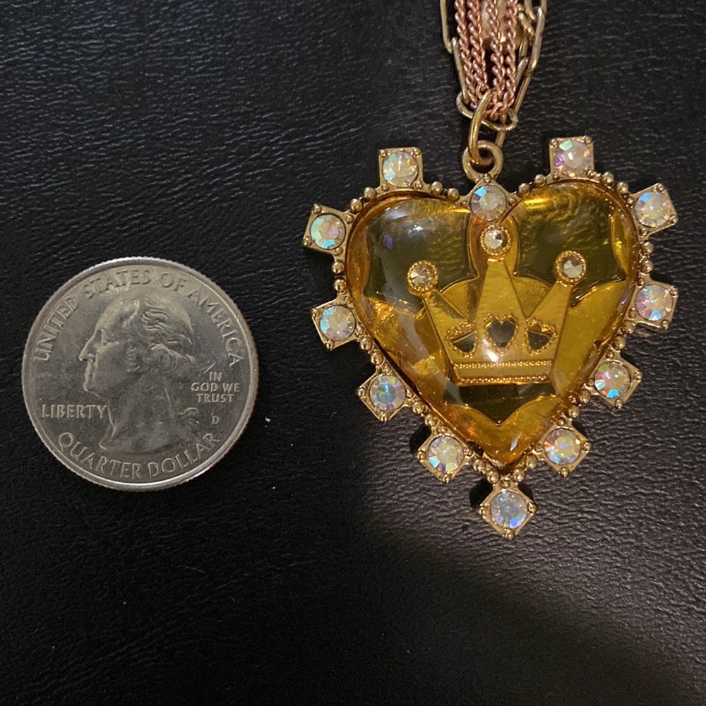 Betsey Johnson Crown Necklace - Picture 11 of 11